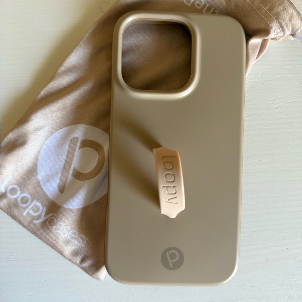 Sandstone Loopy iPhone 16 pro case